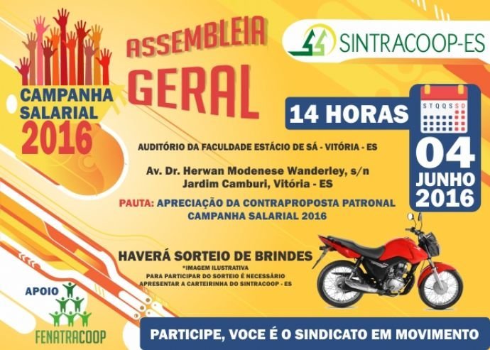 CAMPANHA SALARIAL 2016 – ASSEMBLEIA GERAL