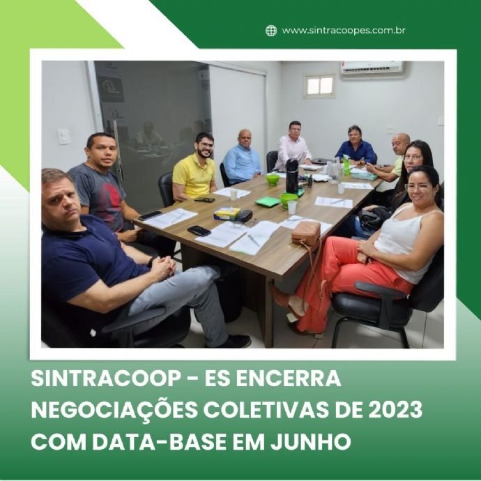 SINTRACOOP – ES ENCERRA NEGOCIAÇÕES 2023